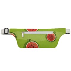 Seamless-background-with-watermelon-slices Active Waist Bag by uniart180623