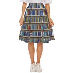 Bookshelf Classic Short Skirt by uniart180623