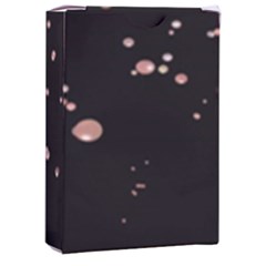 Abstract Rose Gold Glitter Background Playing Cards Single Design (rectangle) With Custom Box by artworkshop