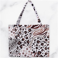 Mix-animal-skin-prints-seamless-pattern-vector Mini Tote Bag by uniart180623