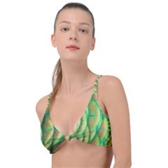 Beautiful-peacock Knot Up Bikini Top by uniart180623