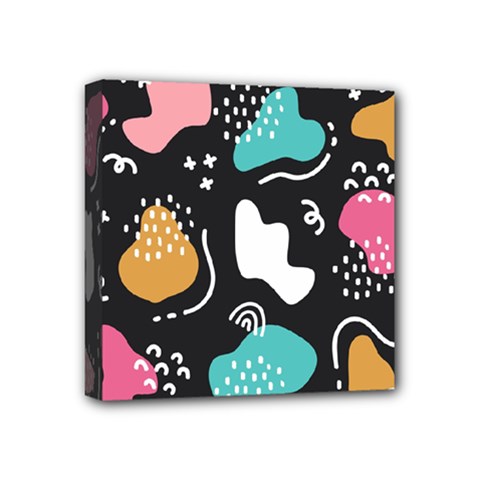 Art Pattern Design Background Print Mini Canvas 4  X 4  (stretched) by uniart180623