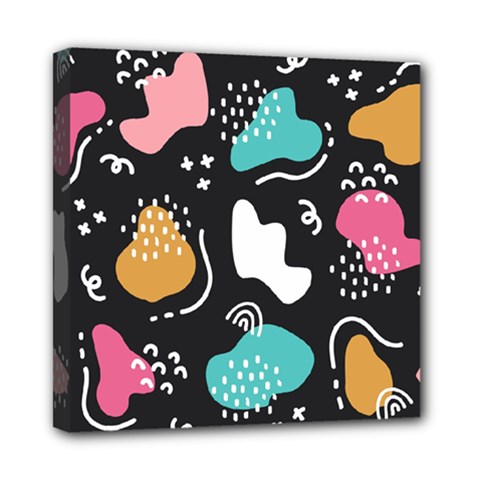 Art Pattern Design Background Print Mini Canvas 8  X 8  (stretched) by uniart180623