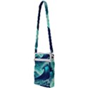 Ai Generated Waves Ocean Sea Tsunami Nautical Fantasy Multi Function Travel Bag View2