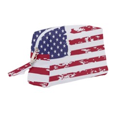 Flag Usa Unite Stated America Wristlet Pouch Bag (medium) by uniart180623