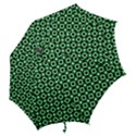 Mazipoodles Green Donuts Polka Dot Hook Handle Umbrellas (Medium) View2