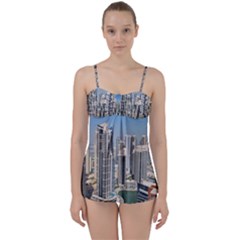 Building Sea Architecture Marina Babydoll Tankini Set by Ravend