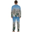Building Sea Architecture Marina Men s Long Sleeve Velvet Pocket Pajamas Set View4