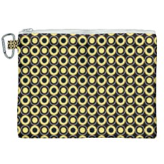  Mazipoodles Yellow Donuts Polka Dot Canvas Cosmetic Bag (xxl) by Mazipoodles