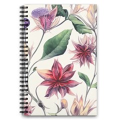 Floral Pattern 5 5  X 8 5  Notebook by designsbymallika