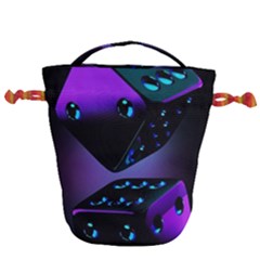 3d Ludo Game,gambling Drawstring Bucket Bag by Bangk1t