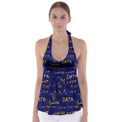 Art Pattern Design Background Graphic Babydoll Tankini Top by Ravend