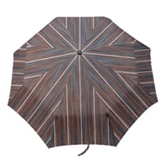 Dark Digital Wood Like Folding Umbrellas by ConteMonfrey