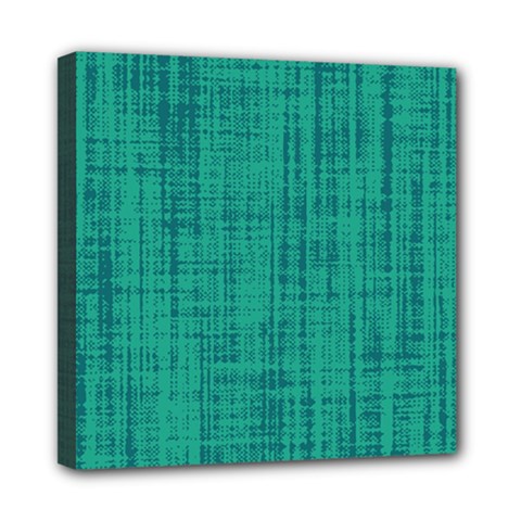 Painted Green Digital Wood Mini Canvas 8  X 8  (stretched) by ConteMonfrey