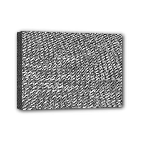 Gray Digital Denim Mini Canvas 7  X 5  (stretched) by ConteMonfrey