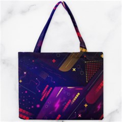 Colorful Abstract Background Creative Digital Art Colorful Geometric Artwork Mini Tote Bag by uniart180623
