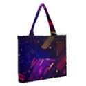 Colorful Abstract Background Creative Digital Art Colorful Geometric Artwork Medium Tote Bag View2