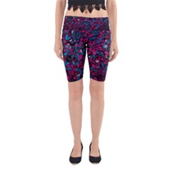 Grafitti Graffiti Abstract Artwork Digital Yoga Cropped Leggings by uniart180623