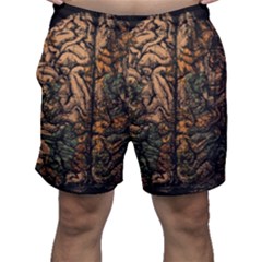 Always On My Mind Tobe Map Places Travel Vintage Men s Shorts by uniart180623