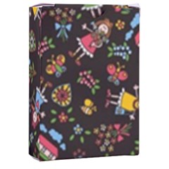 Cartoon Texture Playing Cards Single Design (rectangle) With Custom Box by uniart180623