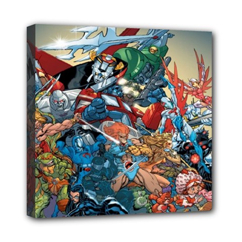 80 s Cartoons Cartoon Masters Of The Universe Mini Canvas 8  X 8  (stretched) by uniart180623