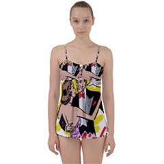 G Is For Gaslight Funny Dance1-01 Babydoll Tankini Set by shoopshirt