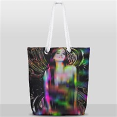 Festive Freak Full Print Rope Handle Tote (small) by MRNStudios