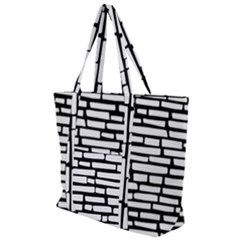 Cartoon Wall  Zip Up Canvas Bag by ConteMonfrey
