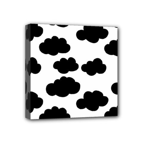 Black Clouds Mini Canvas 4  X 4  (stretched) by ConteMonfrey