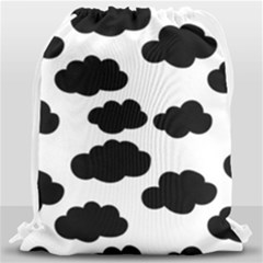 Black Clouds Drawstring Bag (large) by ConteMonfrey