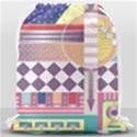 Abstract Shapes Colors Gradient Drawstring Bag (Large) View2