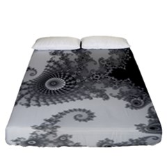 Apple Males Almond Bread Abstract Mathematics Fitted Sheet (california King Size) by Simbadda