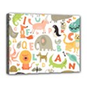 Children Alphabet Seamless Pattern Canvas 14  x 11  (Stretched) View1