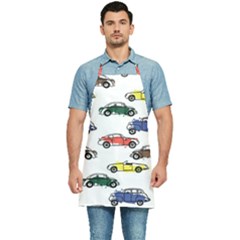 Cars Pattern Kitchen Apron by Simbadda