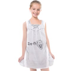 (2)dx Hoodie  Kids  Cross Back Dress by Alldesigners
