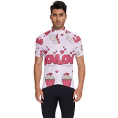 Hand Drawn Valentines Day Element Collection Men s Short Sleeve Cycling Jersey by Simbadda