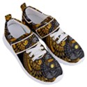 Yin-yang-owl-doodle-ornament-illustration Women s Velcro Strap Shoes View3