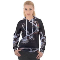 Deer Skull Women s Overhead Hoodie by MonfreyCavalier