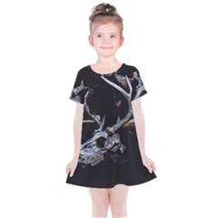 Deer Skull Kids  Simple Cotton Dress by MonfreyCavalier