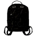 Abstract-math Pattern Flap Pocket Backpack (Large) View3