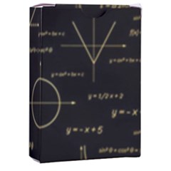 Abstract-math Pattern Playing Cards Single Design (rectangle) With Custom Box by Simbadda