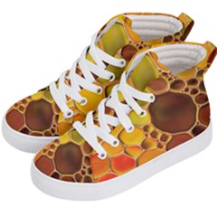 Abstract Oil Painting Kids  Hi-top Skate Sneakers by Excel