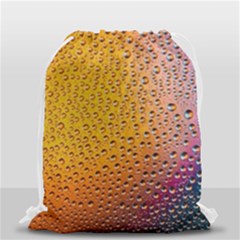 Rain Drop Abstract Design Drawstring Bag (small) by Excel