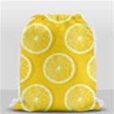 Lemon-fruits-slice-seamless-pattern Drawstring Bag (Small) View1