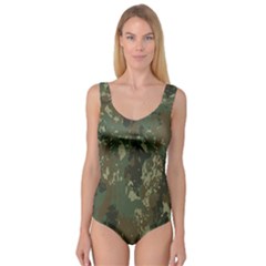 Camouflage-splatters-background Princess Tank Leotard  by Simbadda