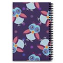 Owl-pattern-background 5.5  x 8.5  Notebook View2