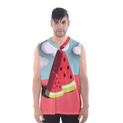 Strawberries Fruit Men s Basketball Tank Top by Grandong