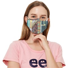 Building Urban Architecture Tower Fitted Cloth Face Mask (adult) by Grandong