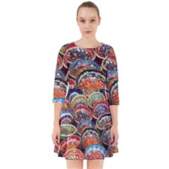 Art Background Bowl Ceramic Color Smock Dress by Proyonanggan
