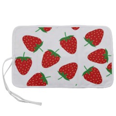Seamless Pattern Fresh Strawberry Pen Storage Case (s) by Bangk1t